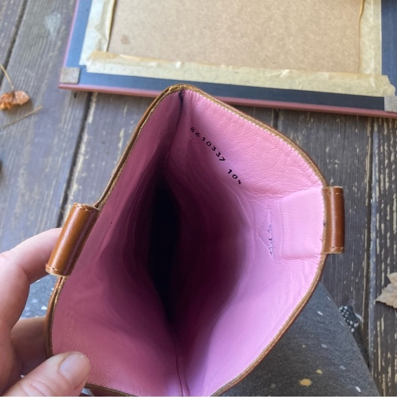 John Fluevog Argolo brown leather heeled boots, size 10.5 - Picture 10 of 15